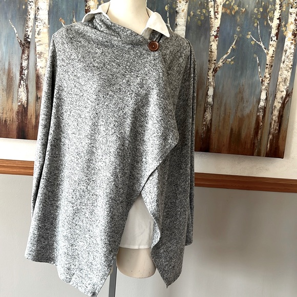 bobeau Sweaters - Bobeau One Button Sweater Cardigan